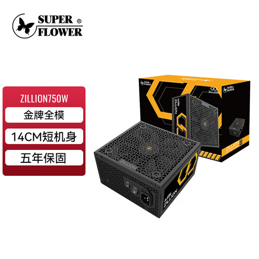 SUPER FLOWERSSUPER FLOWER Zhenhua 650W750W850W1050W ZILLION Gold Medal Full Mold Power Supply ZILLION-Gold Medal Full Mold 2.0-G750