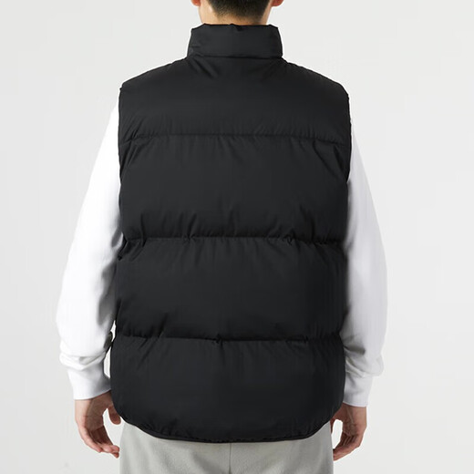耐克（NIKE）棉马甲外套男士冬季新款运动服加厚保暖立领棉服背心夹克 FB7374-010黑色偏大 S