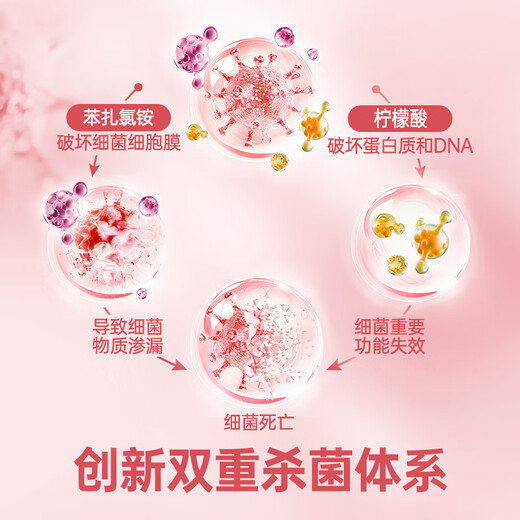 Dettol natural fragrance disinfectant, long-lasting fragrance for laundry, sterilization of clothes and toys, deodorizing pet supplies disinfectant, fragrance laundry disinfectant 1L*2