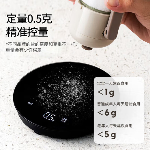 Maxcook quantitative salt shaker seasoning jar push-type seasoning bottle controllable meterable salt shaker 180ml MCPJ2778