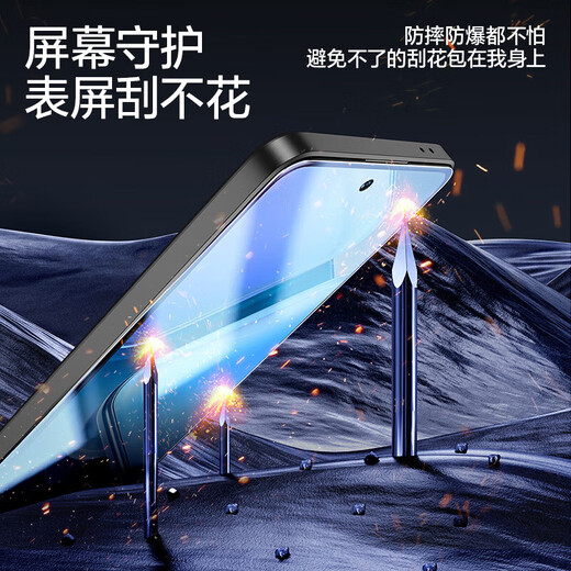 Flash magic suitable for iqoo z10turbo+ tempered film vivo mobile phone film z10/z10turbo pro universal high definition explosion-proof anti-fingerprint feel smooth mobile phone protective film enhanced | explosion-proof strong anti-fingerprint 2 pieces Z10Turbo/Turbo Pro/Turbo+