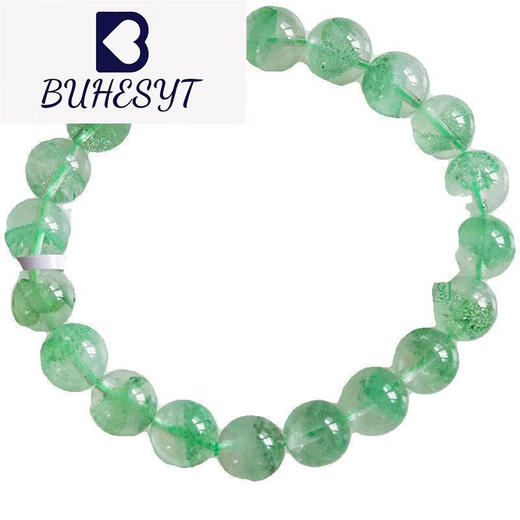 BUHESYT胖东来品质翠幽灵手串绿金字塔聚宝盆薄荷绿一物一图高 HE6655