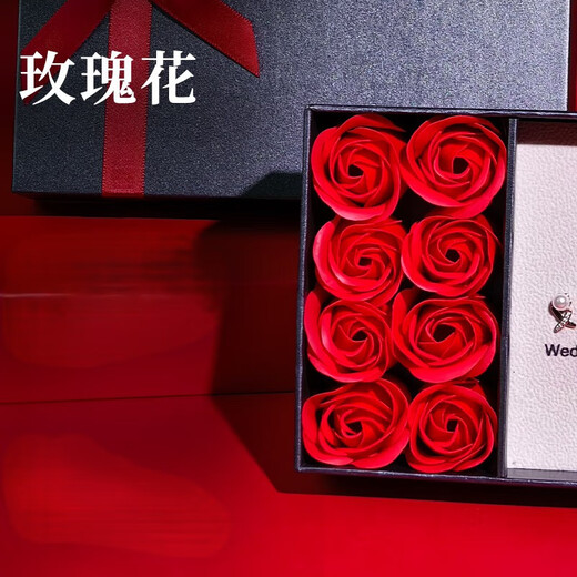 Bo Na Ling Earrings Weekly Earrings 999 Silver Needle Earrings Women's Daily Earrings Gift Box Set Chinese Valentine's Day Gift for Girlfriend One Weekly Earrings 999 Silver Needle Rose Gold + Certificate