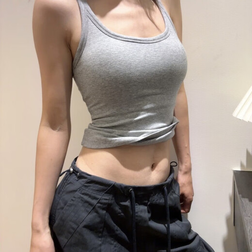 THE MOON高个子加长白色工字背心吊带女内搭外穿遮副乳打底上衣夏 1517白色加长吊带 身高(160-185) S (80-105)斤
