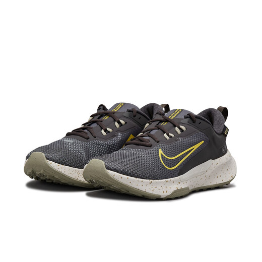 耐克（NIKE）官方JUNIPER TRAIL 2 GORE-TEX男户外越野跑步鞋秋HM9734 200中灰/耀黄/沙漠卡其/幻影灰白 41