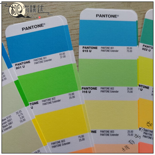 Miaopu Le's ursprünglich importierte Qualität Pantone Color Card 2025 International Standard Neue Version Pantone Pastell Fluoreszenzfarbe Farbnummer GG1504C9 Startet