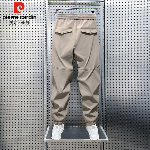 Pierre Cardin Arbeit Hosen Herren Frühlings- und Sommereiseis dünne Harem Hosen Herren -Freizeithosen Herrenkleidung Khaki 2xl