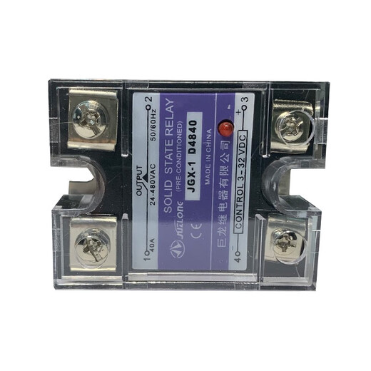 Relé de estado sólido de fase monofásica Jolong JGX-1D4840/D4810/A4825/D4860/D4890 CC AC JGX-1 D4840 CC Controlado AC 40A CC Controlado