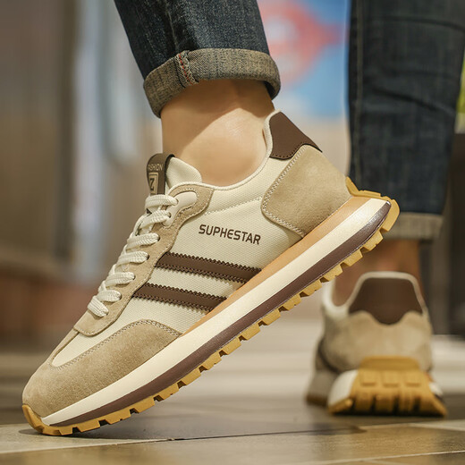 Leichte Luxus-Herrenschuhe 2025 Frühlings- und Sommer Neu atmungsablöschbarer Kleidung-resistente Sportschuhe für Herren-Vater-Schuhe erhöhten Freizeitschuhe für Männer 6629 Weiß und Blau [Mesh]-Hochzeits-Männerschuhe 41