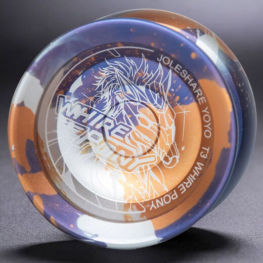 T Boiling Point Dead Sleep Super Long Professional Advanced Yo-Yo Death Metal Wettbewerb Spezielle Jo-Yo-Kinder Neue Stil-blaues rotes Silber [Siedepunkt] Handschuhe + Ersatzseil