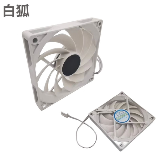 趣器具9215反叶9CM散热超薄温控风扇黑旋风9015反向风扇4P调速 9215-2500黑旋风