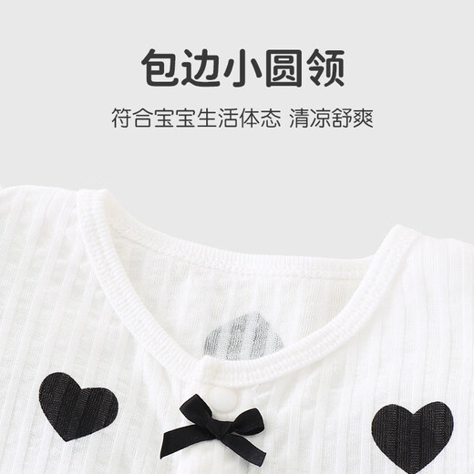 优奇婴儿衣服夏季薄款超萌女宝宝连体衣满月百天公主外出哈衣爬服夏装