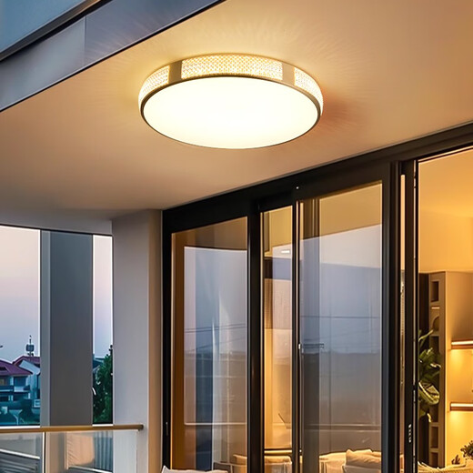 Deckenleuchte am Eingangshalle Lichter im Hausleuchten in der Balkon im Außenbalkon im Freien im Freien im Freien der Wasserdosen Villa 6626-40 cm-Drei-Farben-Leuchten-36W