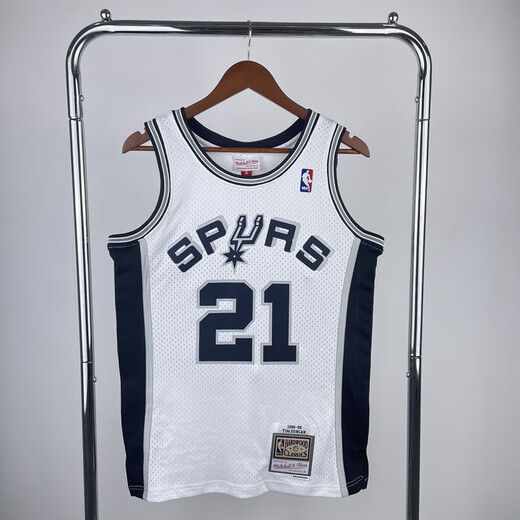 NBA KIDSNBA KIDNBA马刺队MN系列邓肯球衣迷彩复古运动网眼背心吉诺比利帕 03赛季帕克涂鸦 S