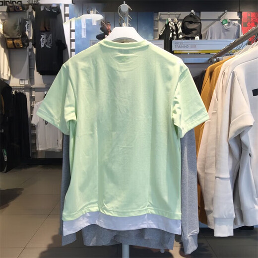 Camiseta Adidas Summer's Sportswear, cómodo, transpirable, versátil y versátil cuello redondo Top HE9923 Sour Green XL