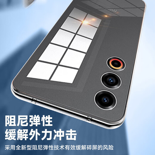 KOOLIFE is suitable for Meizu 21 mobile phone case, protective cover, MEIZU 21 mobile phone case, lens, all-inclusive, simple, skin-friendly, transparent soft shell, fades fingerprints, outer back shell