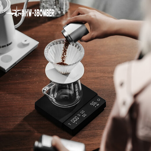 MHW-3BOMBER bomber small Rubik's cube coffee electronic scale 3.0 multi-function weighing gravity flow rate timer hand brewing Italian bar