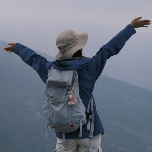 Kitty Hacker 26L Silver Gray Hiking and Mountaineering Travel Backpack for Men and Women Lightweight Waterproof Backpack Pine Leaf Green 26L