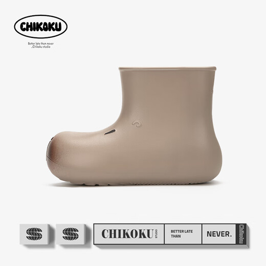 Chikokuchikoku2025 Новые дождевые ботинки Kapibala для женщин на открытом воздухе, не проскальзывающих водонепроницаемые дождевые ботинки, маленький ксеноновый порошок 36 -37
