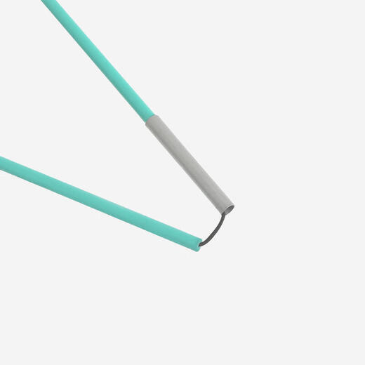 迪卡侬羽毛球网室外便携羽毛网架拦网抗风羽毛球快开网湖绿色5508006