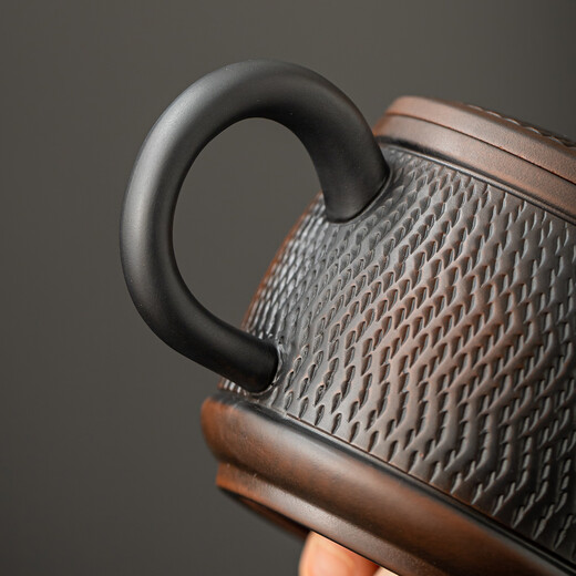 Haofeng 2025 new purple pottery teapot teapot complete tea set set high-end household Xishi teapot Mid-Autumn Festival gift