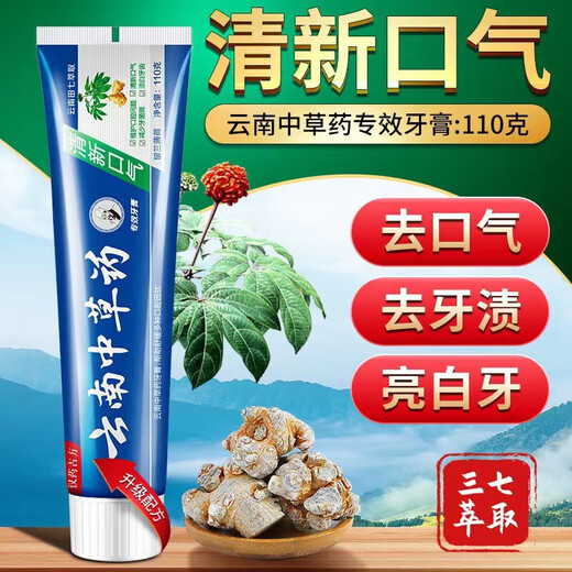 Essentielle chinesische Kräuterkräuterzahnpasta zur Stärkung der Zähne und zum Entfernen von Rauch und zum Entfernen von Zähneflecken und klarem Atem, um Zahnfleisch und Zähne zu schützen, Minzgeschmack Zahnpasta chinesische Kräuterzahnpasta 1 Stück Erfahrungspaket