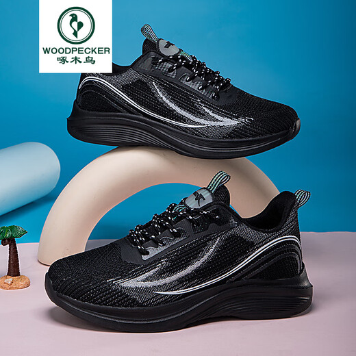 Woodpecker's Sports Shoes para el examen de entrada de la escuela intermedia para zapatos deportivos de secundaria de secundaria para mujeres ultra ligeras.