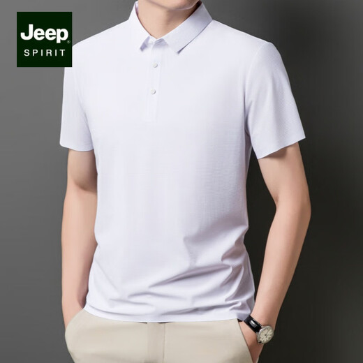 Jeep Spirit Ice Seide Traaceless kurzärmeliges Polohemd Herren 2025 Sommer neuer Stil mittleren und junger Revers T-Shirt-Geschäft