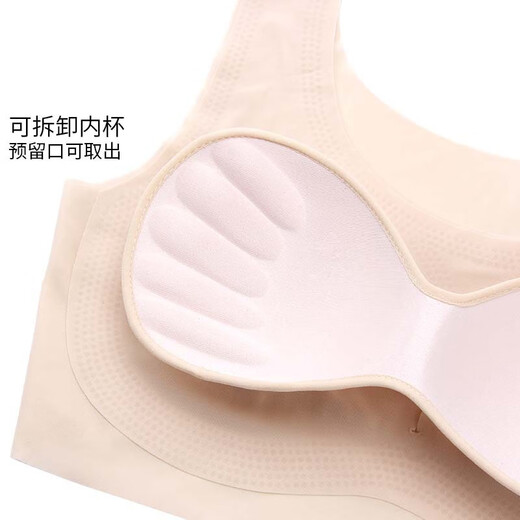 FHHUABD NEUSE STYLE -Unterwäsche für Frauen ohne Stahlringe, gesammelte BHs ohne Spuren, große Laufweste, Yoga Sports Bra, Gray s