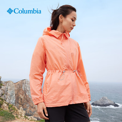Columbia哥伦比亚皮肤衣女春夏防晒衣防紫外线户外风衣 WR0369 828 M