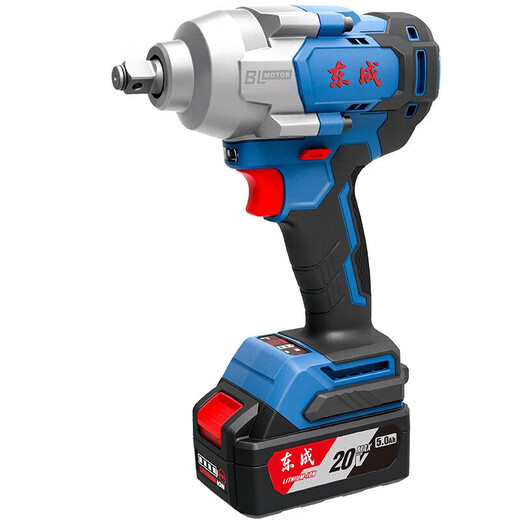 DongCheng DCPB698 Llama eléctrica Carga grande Impacto Fluvia de litio sin escobillas Batería de viento Manga de viento Llave eléctrica Placa eléctrica DCPB698 (metal desnudo)
