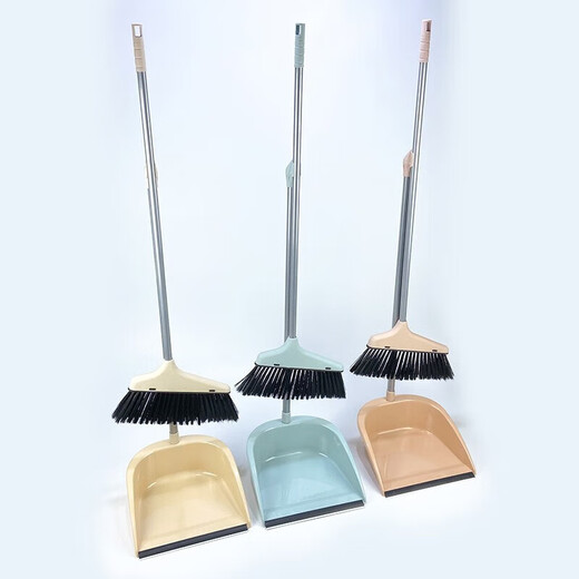 Trabajador Bad Plastic Broom Dust Ban Set 9928 Haze Blue 1 Set