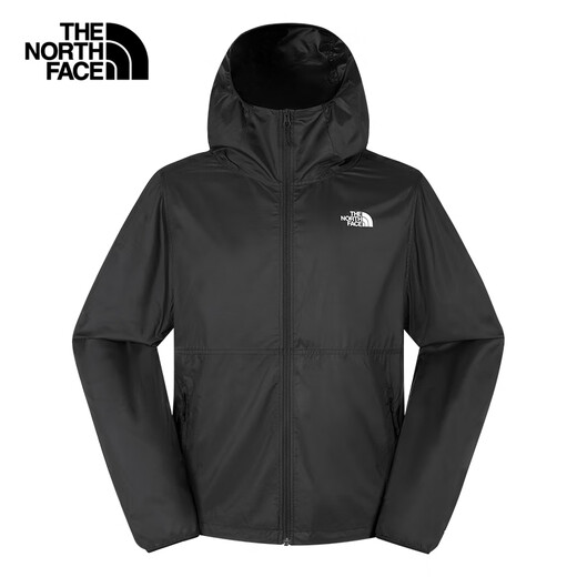 The North Face skin clothing men's casual windproof, splash-proof and sun protection UPF40+ outdoor multi-effect clothing 25 spring and summer new products | 8DFS JK3/black L (175)