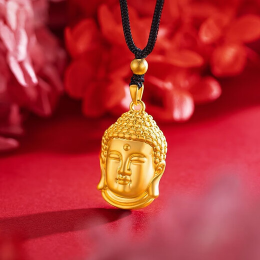 
OFK Maitreya Buddha Head Pendant Sakyamuni Buddha Pendant Couple Buddha Head Pendant Gift to Girlfriend Valentine's Day Gift Small Buddha Head Pendant 3899 Original Gift Box Packaging + Certificate