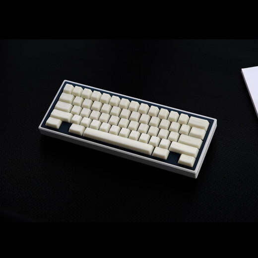 Miaopu Le white marble 114 key mechanical keyboard keycap PBT two-color molded cherry original height adaptation 6187, etc. White marble keycap Yes