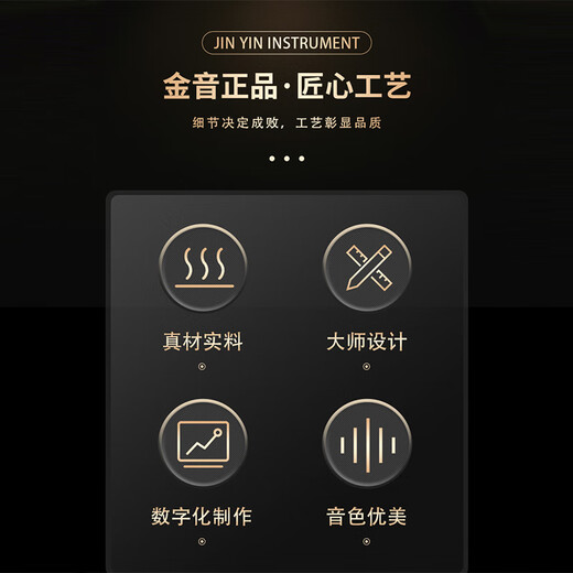 Golden sound clarinet instrument B-flat black tube, beginners' professional grade performance JYCL-W100
