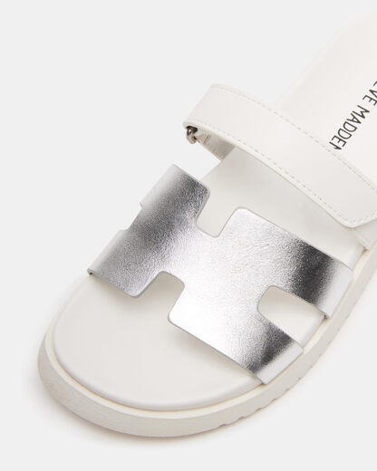 Steve Madden Girls Mayven, White Multicolor White Multicolor 1 Little Kid