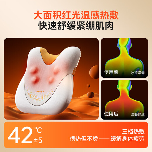 Tunvole waist massager connected to Mijia APP cervical spine massager shoulder, neck, waist and back massager full body car cushion office birthday New Year gift for men and women annual meeting gifts