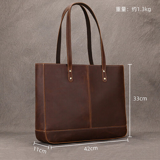 Hiomerniy Crazy Horse Leather Retro Bag Bag Bags Genuine Leather Shoulder Bag Business Bolso Bolso Bag Bag Bag Bols