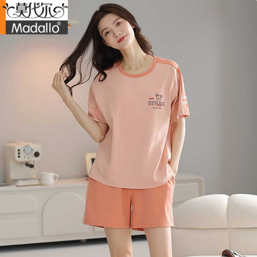Modal Pure Cotton Summer Pyjamas Frauen Pullover Pyjamas Sommer kurzärmelige Shorts komfortable und lässige Heimbekleidung Z9855 [Hauptbild] M [empfohlen, 80-100 Jin zu tragen [Jin ist gleich 0,5 kg]]
