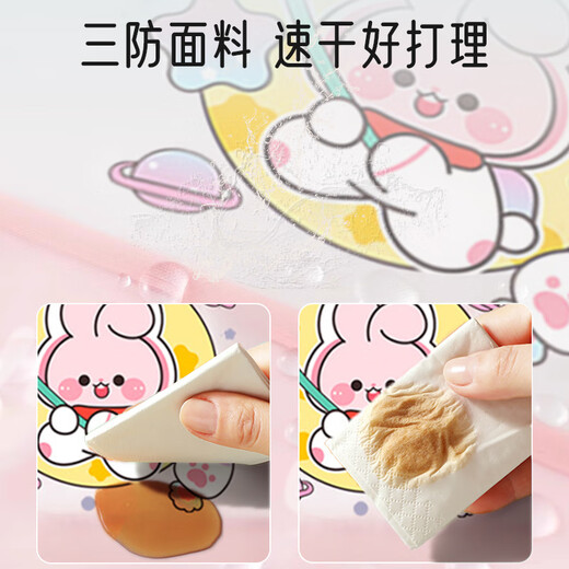 
Aibaoshi children's clothing sleeveless baby eating bib baby drawing clothes children waterproof backcloth planet Superman S222
