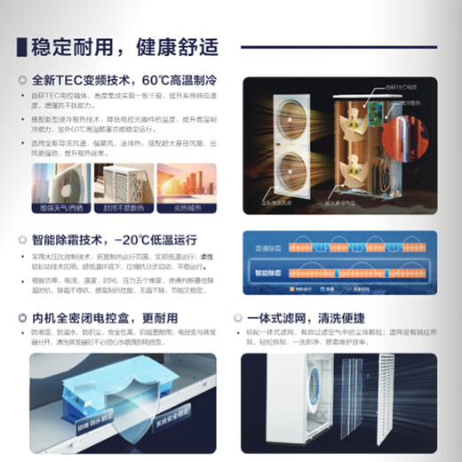 TCL ceiling air conditioner ceiling air conditioner central air conditioner commercial frequency conversion hidden ceiling ceiling air conditioner patio air conditioner 5p embedded shop office factory cabinet air conditioner 10 HP heating and cooling - new secondary energy efficiency large cooling capacity commercial cabinet machine