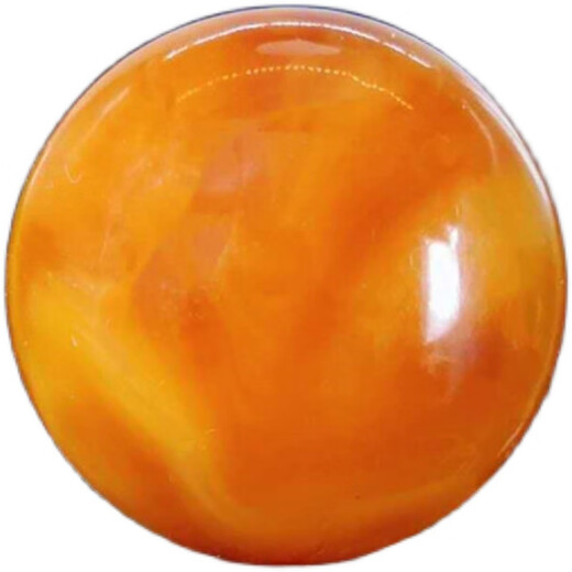 Xiangmanxiu natural amber old beeswax loose beads round beads diamond separated beads top beads star and moon bracelet bracelet with beads diy accessories selected old honey bead diameter 18mm single