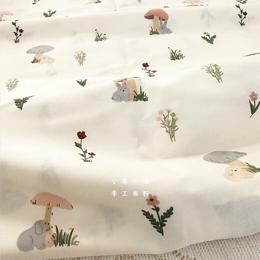 He Jiagong Class A baby fabric, pure cotton twill fabric, Xinjiang long-staple cotton sheet, quilt cover, baby blanket, cartoon shreds, Alice, half a meter price