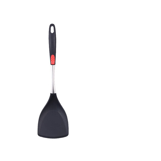 
CCKO German silicone shovel kitchenware stir-frying shovel household non-harm pot special high-temperature resistant stir-frying spoon spatula CK9793 silicone shovel (black)
