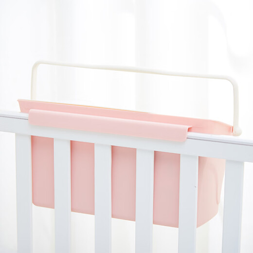 Crib Side Hanging Bag Nacht Aufbewahrungsbox, Flaschenlagerbox, Puppenaufbewahrungswischkiste, Windelspeicherbeutel, Morgennebelpulver
