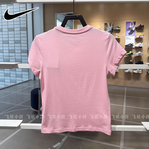 
Nike (NIKE) short-sleeved women's summer dri-fit breathable soft fitness running top comfortable round neck solid color casual T-shirt FV5509-690-pink S /155/80A