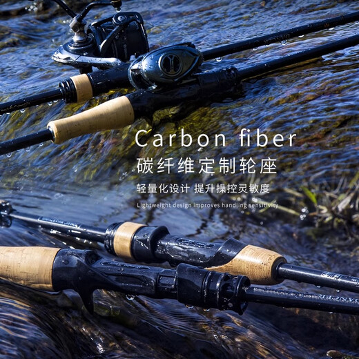 桑巴路亚桑巴超级舞者三代虫杆全FU士SIC东丽M40X+T1100G超轻高感度路亚竿 2.04米 C682M+枪柄/钓重达到20斤