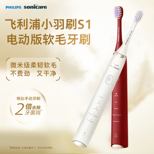 Philips (PHILIPS) Electric Toothbrush SPA Spa Brush S5 Birthday Gift Couple Gives Boy/Girlfriend 5 Modes Soft Power Whitening Gum Protection HX2491/01 White 2451 Upgraded Model