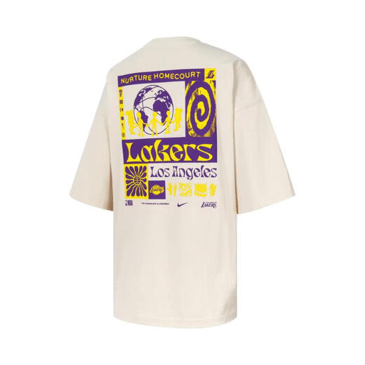 
Nike (NIKE) 2024 Men's AS LAL CTS NBA ED SS OS T T-Shirt FV9274-901 XS